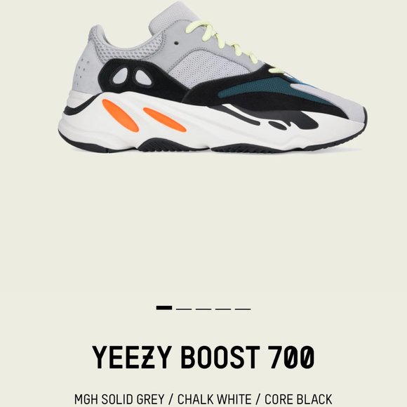 Yeezy Boost 700 - Wave Runner Solid Grey - Picture 1 of 3
